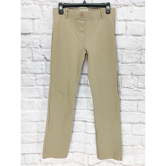 •Betabrand• Yoga Dress Pants Bootcut Khaki Twill - Picture 2 of 4